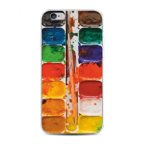 Silicone Case Watercolor for iPhone 6S