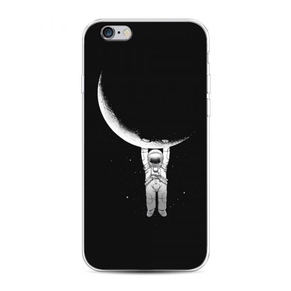 Silicone case Cosmonaut for iPhone 6S