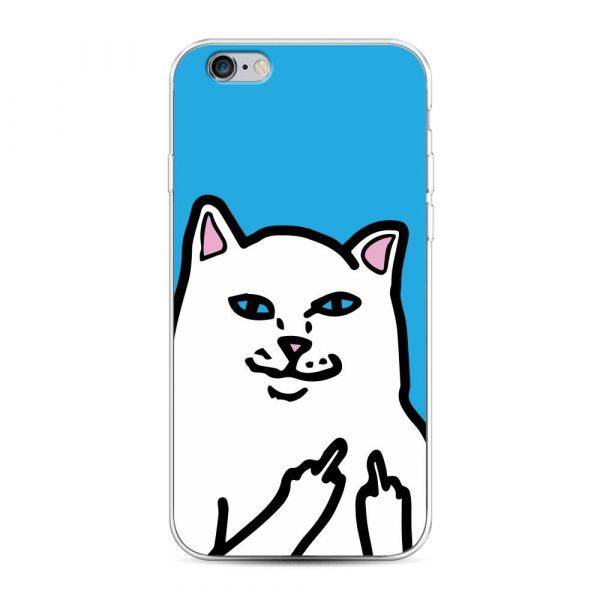 Silicone case Cat tin for iPhone 6S