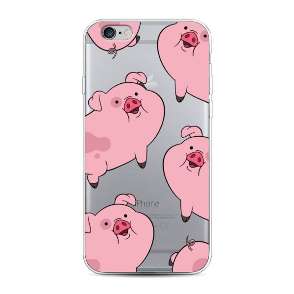 Silicone case Waddles background for iPhone 6S