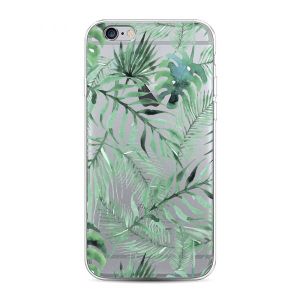 Silicone case Fern background 2 for iPhone 6S