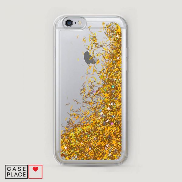 Plain Glitter Liquid Case for iPhone 6S