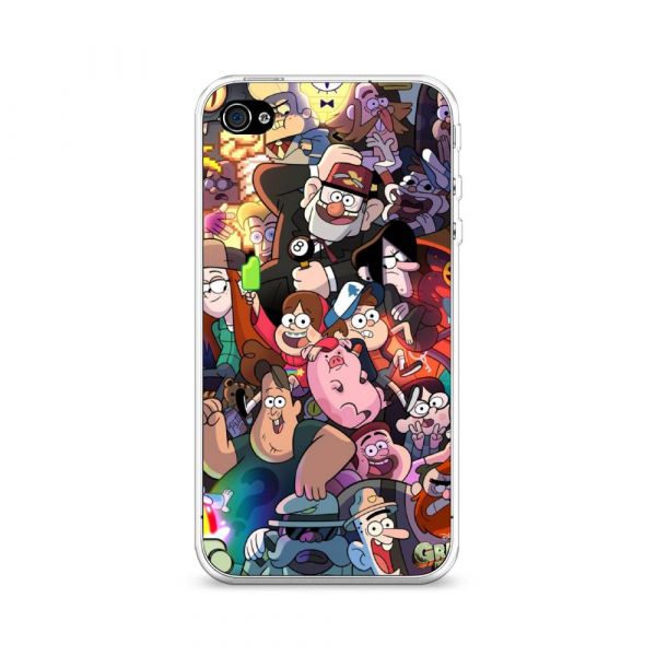 Gravity Falls silicone case for iPhone 4/4S