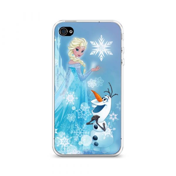 Frozen 9 silicone case for iPhone 4/4S