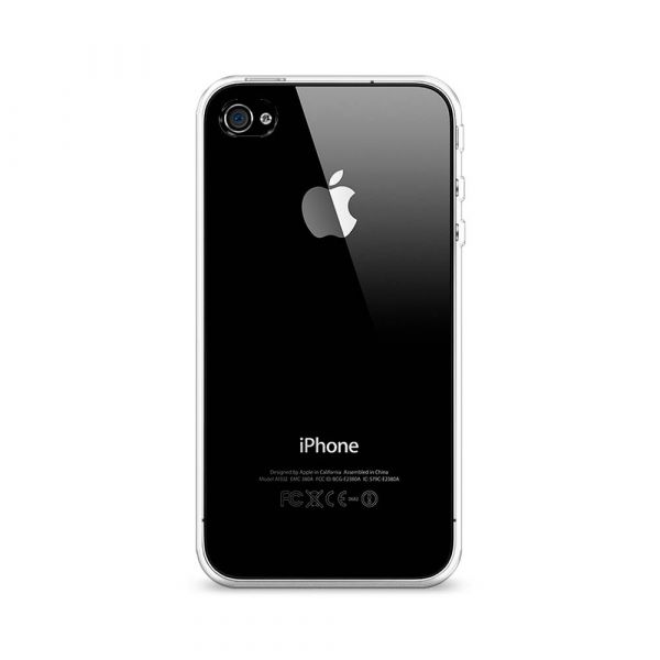 Unprinted silicone case for iPhone 4/4S