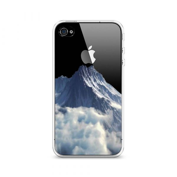 Silicone case Mountains art 3 for iPhone 4/4S