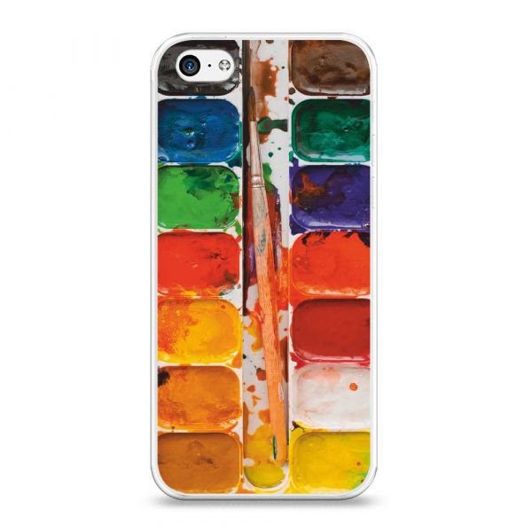 Silicone Case Watercolor for iPhone 5C