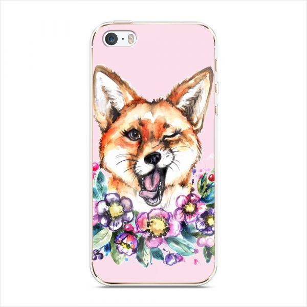 Winking Fox Silicone Case for iPhone 5/5S/SE