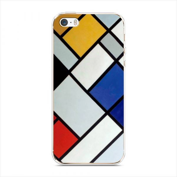 Mondrian silicone case for iPhone 5/5S/SE