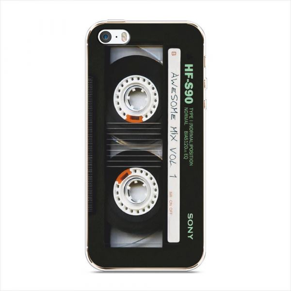 Silicone Cassette Case for iPhone 5/5S/SE
