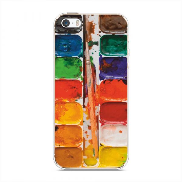 Silicone Case Watercolor for iPhone 5/5S/SE