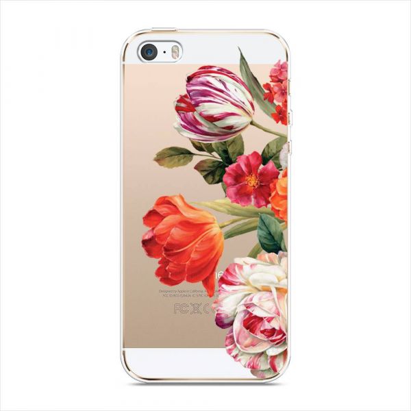 Silicone Case Spring Bouquet for iPhone 5/5S/SE