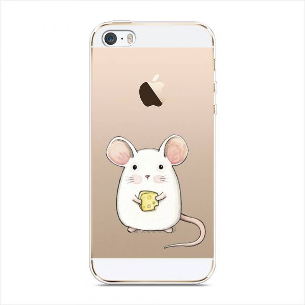Silicone Case Mouse for iPhone 5/5S/SE