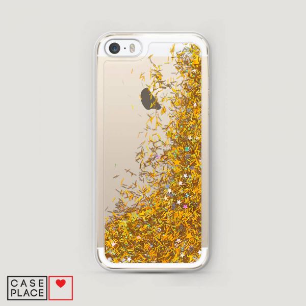 Plain Glitter Liquid Case for iPhone 5/5S/SE