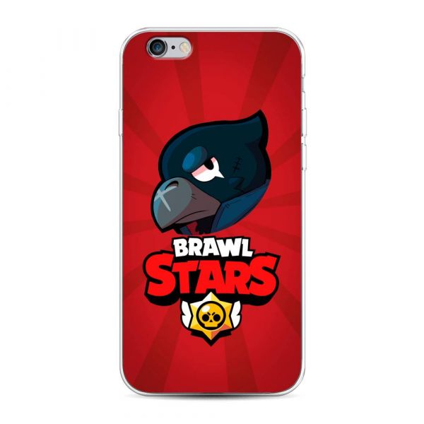 Crow Brawl Stars Silicone Case for iPhone 6