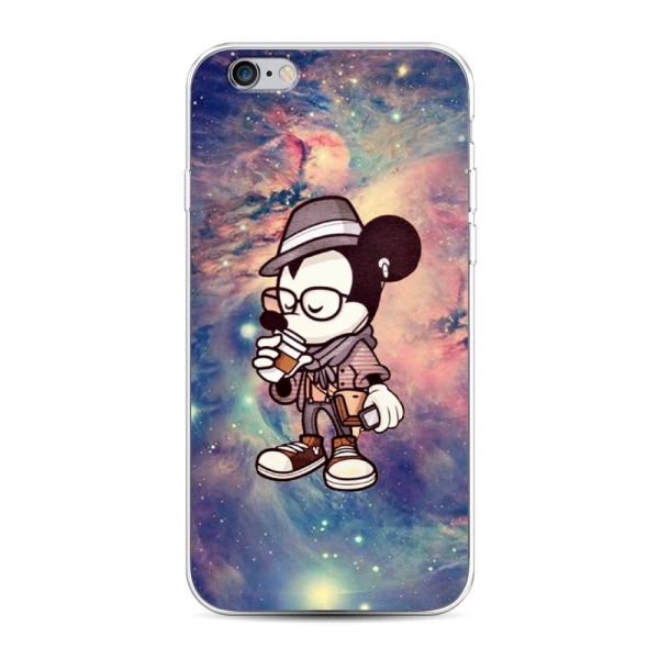 Mickey in Space Silicone Case for iPhone 6