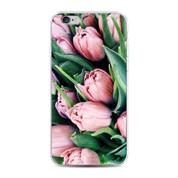 Silicone case Tulips for iPhone 6