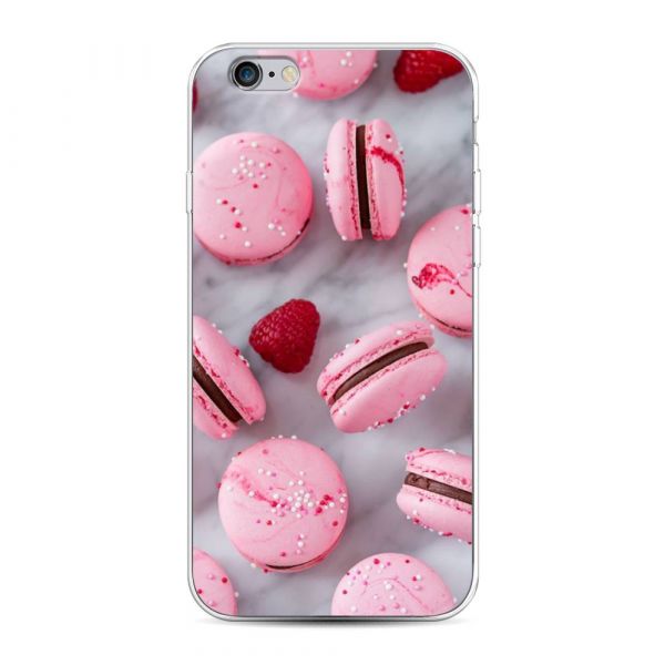 Raspberry Macaroni Silicone Case for iPhone 6