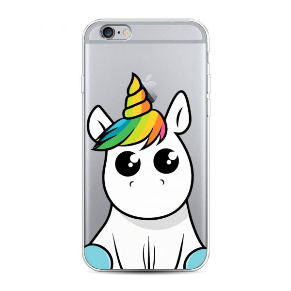 Silicone case Big-eyed unicorn for iPhone 6