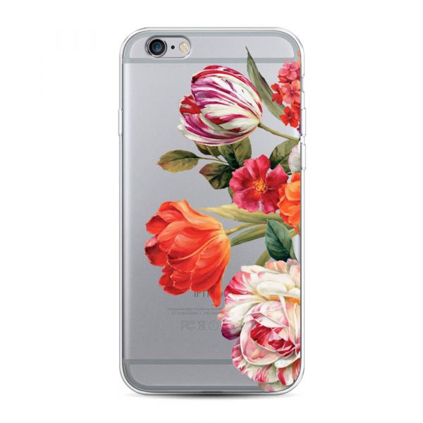 Silicone Case Spring Bouquet for iPhone 6