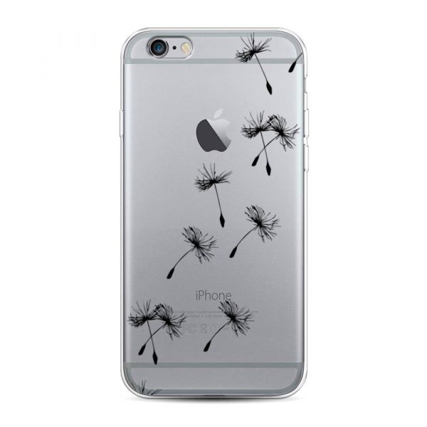 Silicone case Flying dandelions for iPhone 6