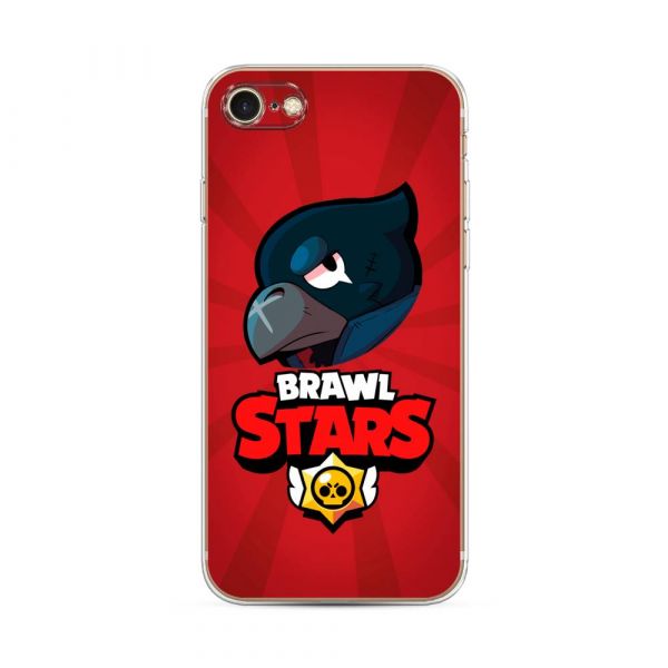 Crow Brawl Stars Silicone Case for iPhone 7