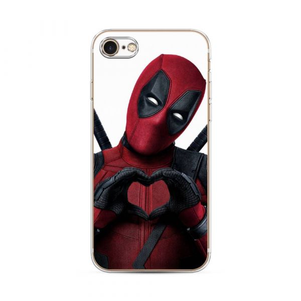 Silicone Case Love Deadpool for iPhone 7