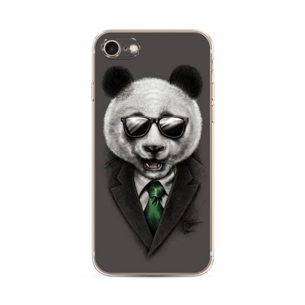 Business Panda Silicone Case for iPhone 7