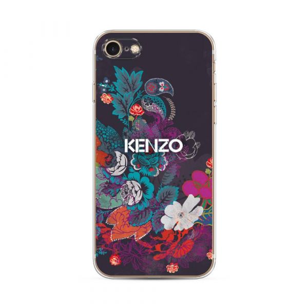 Kenzo silicone case in flowers for iPhone 7