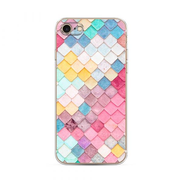 Silicone case Delicate diamonds for iPhone 7