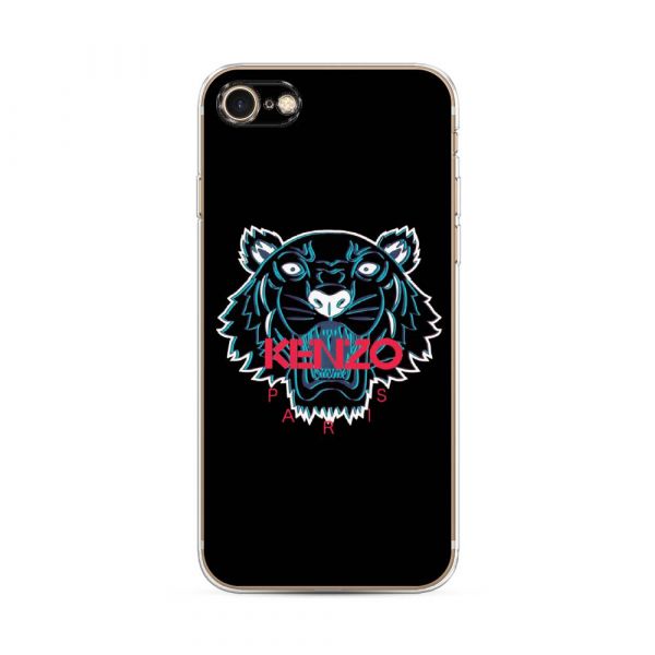 Tiger Kenzo silicone case black for iPhone 7