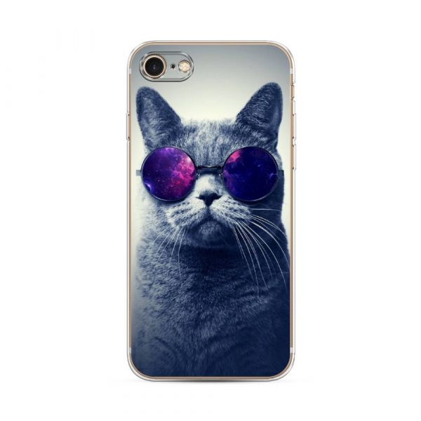 Space cat silicone case for iPhone 7