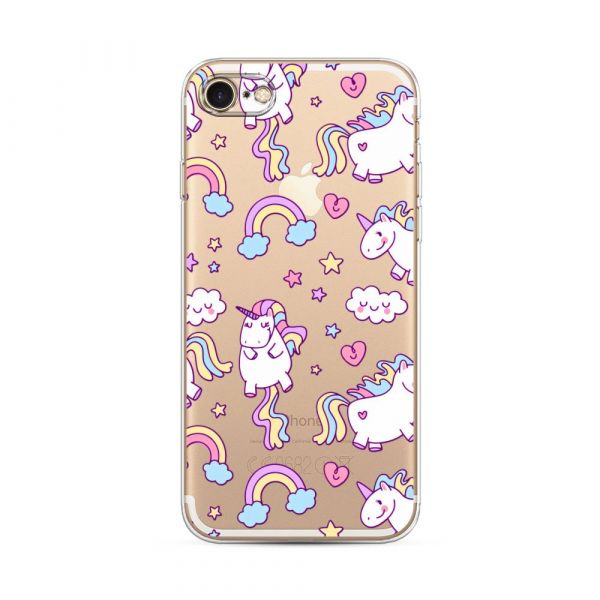 Sweet unicorns dreams silicone case for iPhone 7