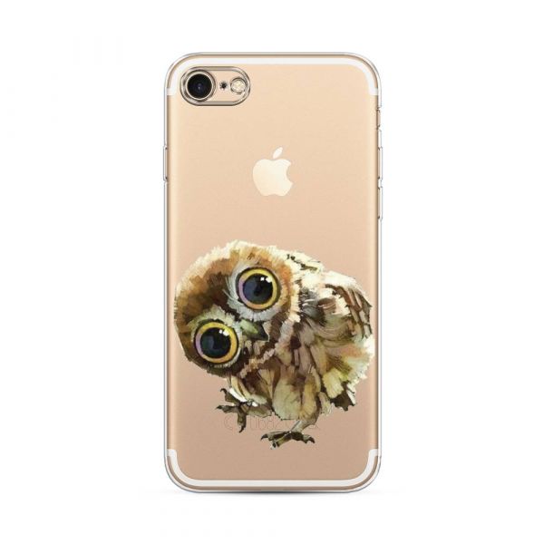 Curious Owlet Silicone Case for iPhone 7