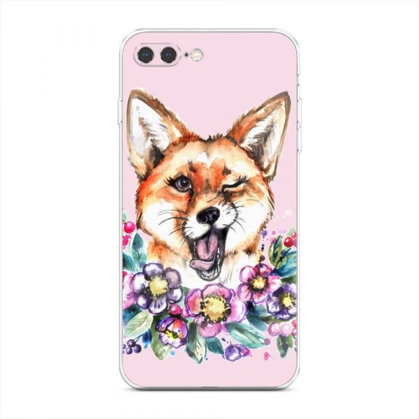 Winking Fox Silicone Case for iPhone 7 Plus