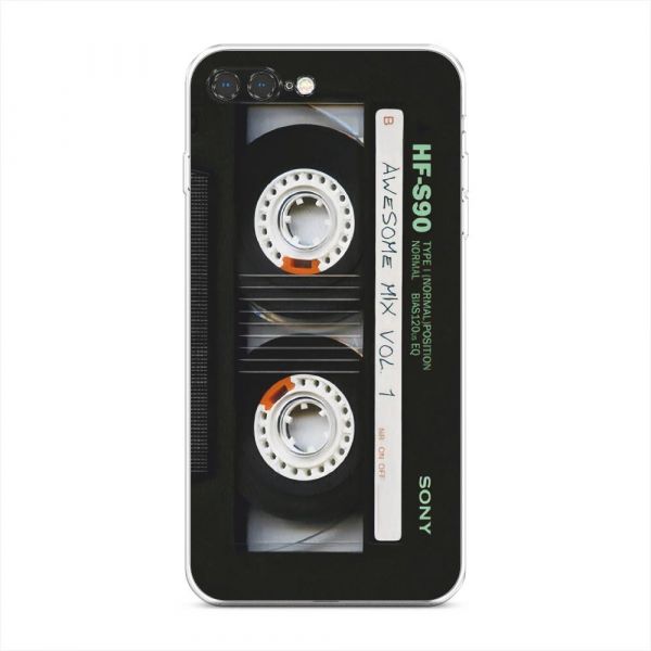Silicone Cassette Case for iPhone 7 Plus