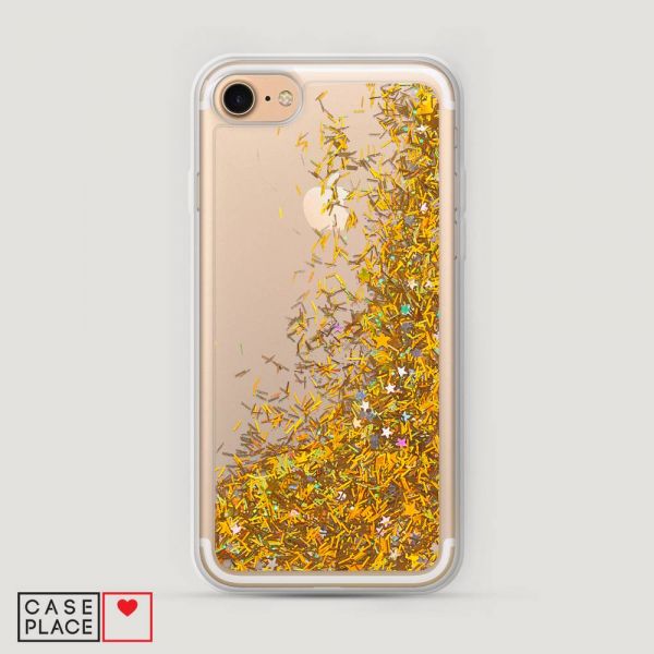 Plain Glitter Liquid Case for iPhone 8