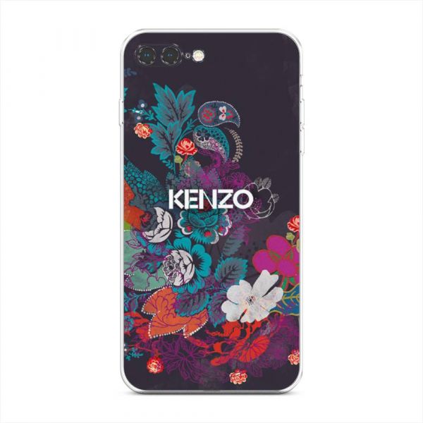 Kenzo silicone case in flowers for iPhone 8 Plus
