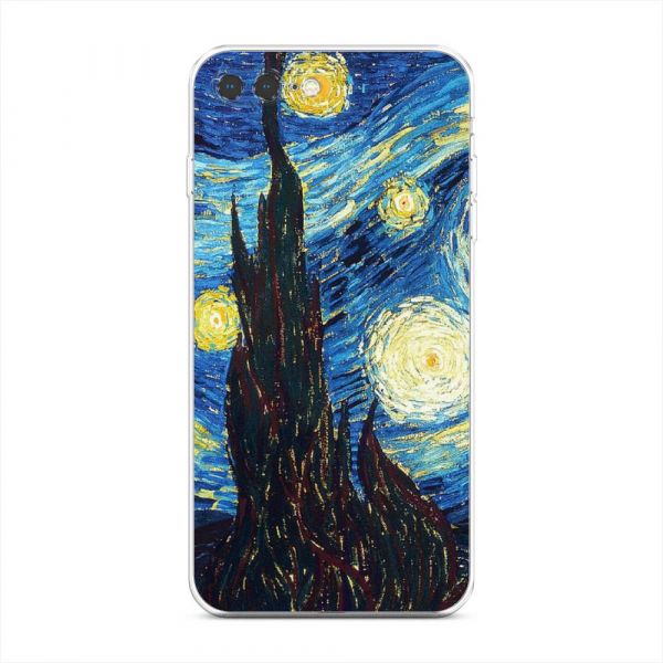 Van Gogh Starry Night Silicone Case for iPhone 8 Plus