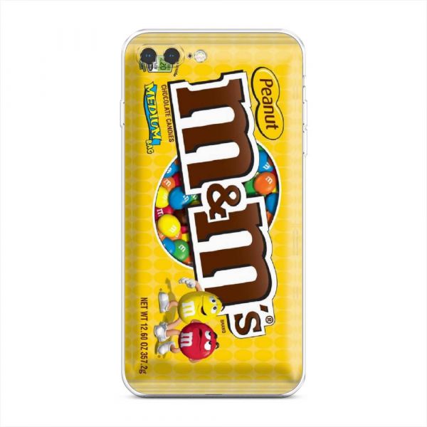 M&Ms yellow silicone case for iPhone 8 Plus