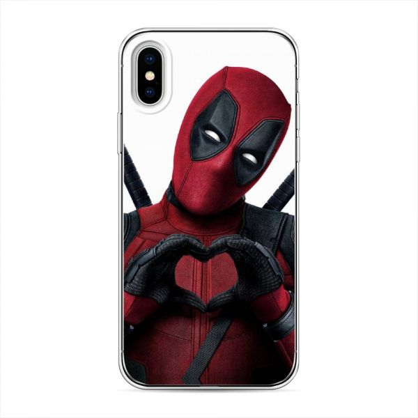 Silicone Case Love Deadpool for iPhone X (10)