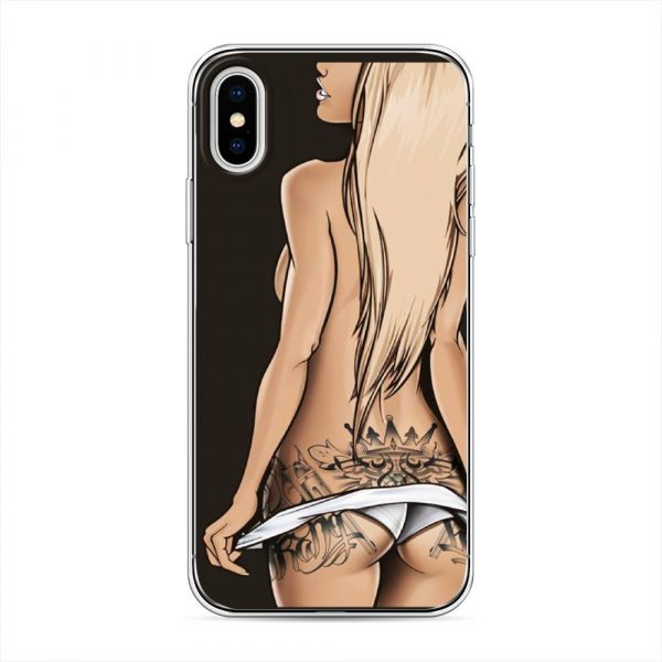 Naked Girl Silicone Case for iPhone X (10)