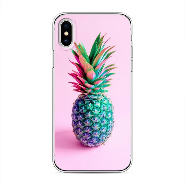 Colorful Pineapple Silicone Case for iPhone X (10)