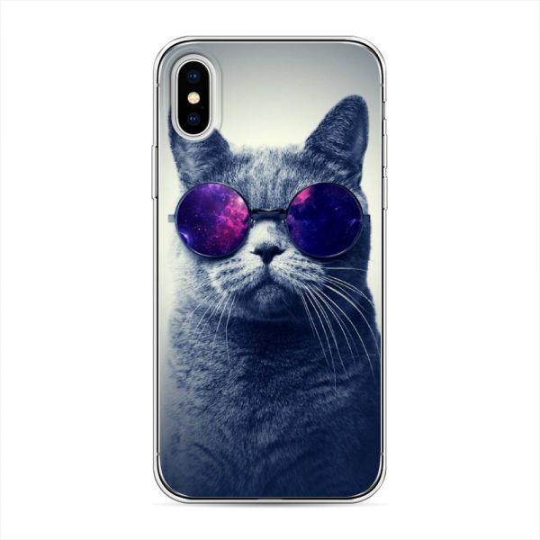 Space Cat Silicone Case for iPhone X (10)