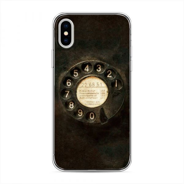 Antique Phone Silicone Case for iPhone X (10)