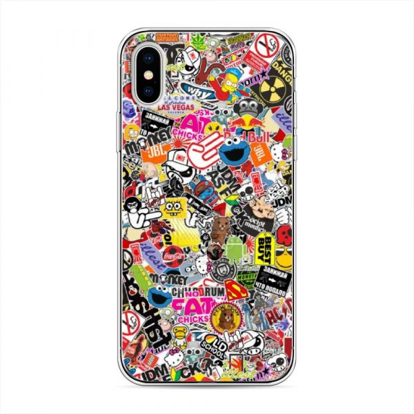 Silicone Case Sticker for iPhone X (10)