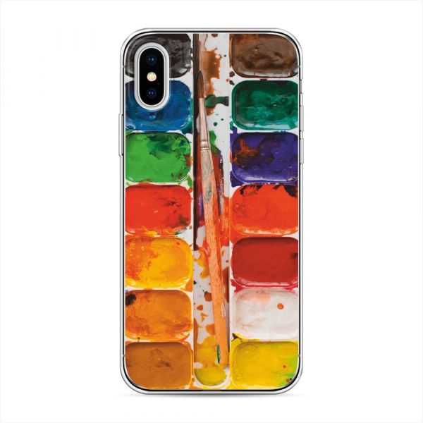 Watercolor Silicone Case for iPhone X (10)