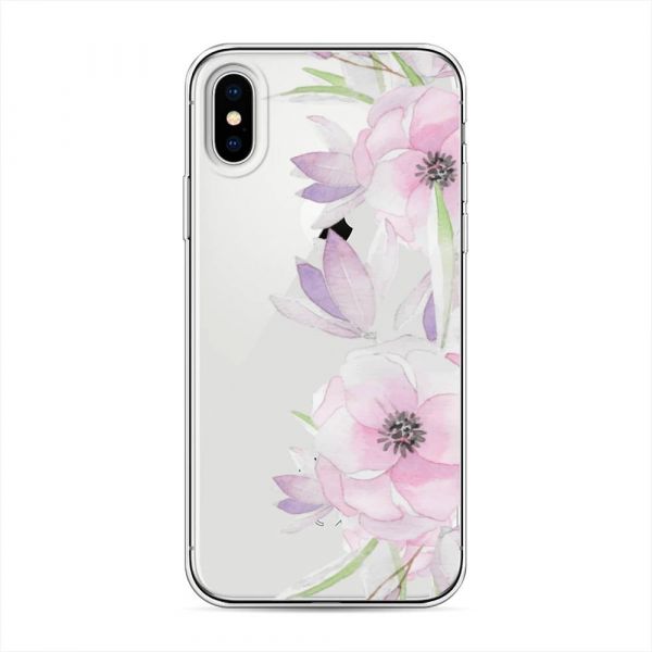 Soft Anemones Silicone Case for iPhone X (10)