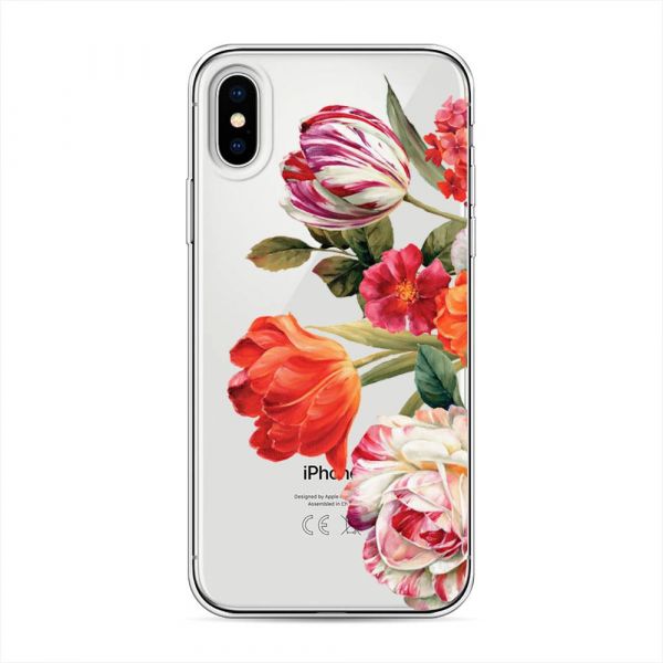 Spring Bouquet Silicone Case for iPhone X (10)