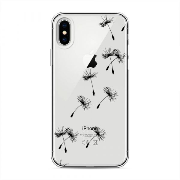 Flying Dandelions Silicone Case for iPhone X (10)